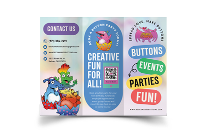 Color brochure and flyer samples